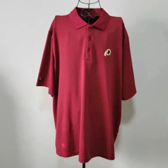 Antigua Other - NFL Washington Redskins Polo Shirt XL Men's Antigua Burgundy Short Sleeve